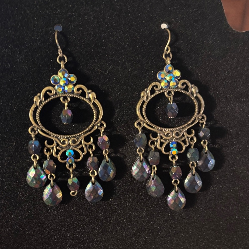 Large Statement Earrings - Picture 2 of 2
